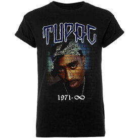 (トゥパック・シャクール) Tupac Shakur オフィシャル商品 ユニセックス 1971 Mural Tシャツ コットン 半袖 トップス 【海外通販】