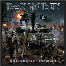 (アイアン・メイデン) Iron Maiden オフィシャル商品 Matter Of Life And Death 2020 ワッペン スタンダード パッチ 【海外通販】