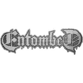 (エントゥームド) Entombed オフィシャル商品 ロゴ ダイカット バッジ 【海外通販】