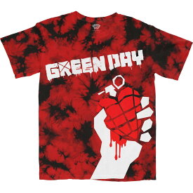 (グリーン・デイ) Green Day オフィシャル商品 ユニセックス American Idiot Tシャツ ダイウォッシュ 長袖 トップス 【海外通販】