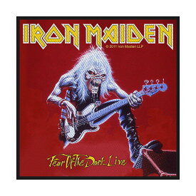(アイアン・メイデン) Iron Maiden オフィシャル商品 Fear Of The Dark Live ワッペン パッチ 【海外通販】