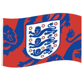 イングランド・フットボール・アソシエーション England FA オフィシャル商品 スリーライオンズ 旗 フラッグ 【海外通販】