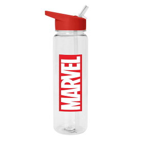 (マーベル) Marvel オフィシャル商品 ロゴ プラスチック ウォーターボトル 水筒 【海外通販】