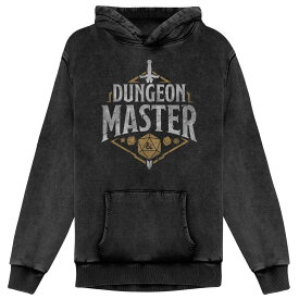 (ダンジョンズ&ドラゴンズ) Dungeons & Dragons オフィシャル商品 メンズ マスターバッジ ヴィンテージ調 スウェットパーカー フーディー プルオーバー 【海外通販】