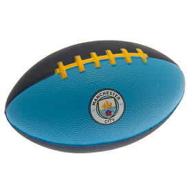 マンチェスター・シティ フットボールクラブ Manchester City FC オフィシャル商品 ミニ フォーム素材 飾り アメフトボール ボール 【海外通販】