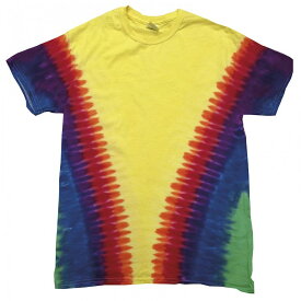 (カラートーン) Colortone ユニセックス レインボー ヘビーウェイト 半袖Tシャツ トップス カットソー フェスティバル 男女兼用 【海外通販】