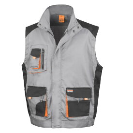 (リゾルト) Result メンズ Work-Guard ワークウェア Lite ベスト ジャケット 袖なし 作業服 【海外通販】