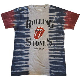(ローリング・ストーンズ) The Rolling Stones オフィシャル商品 ユニセックス Satisfication Tシャツ タイダイ 半袖 トップス 【海外通販】