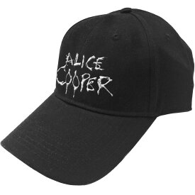 (アリス・クーパー) Alice Cooper オフィシャル商品 ユニセックス Dripping キャップ ロゴ 帽子 ハット 【海外通販】