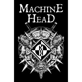 (マシーン・ヘッド) Machine Head オフィシャル商品 クレスト フリッジマグネット 冷蔵庫 磁石 【海外通販】