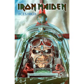 (アイアン・メイデン) Iron Maiden オフィシャル商品 Aces High テキスタイルポスター 布製 ポスター 【海外通販】