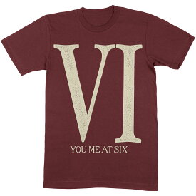 (ユー・ミー・アット・シックス) You Me At Six オフィシャル商品 ユニセックス VI Roman Tシャツ コットン 半袖 トップス 【海外通販】