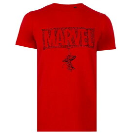 (スパイダーマン) Spider-Man オフィシャル商品 メンズ Web Tシャツ ロゴ 半袖 トップス 【海外通販】