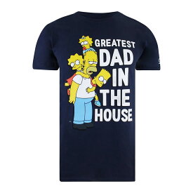 (ザ・シンプソンズ) The Simpsons オフィシャル商品 メンズ Greatest Dad In The House 半袖 Tシャツ トップス 【海外通販】