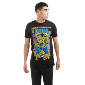 (マーベル) Marvel オフィシャル商品 メンズ Snap Tシャツ サノス 半袖 トップス 【海外通販】