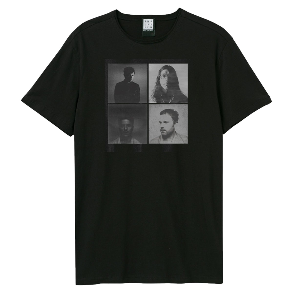 (アンプリファイド) Amplified オフィシャル商品 ユニセックス キングス・オブ・レオン Tシャツ 4 Faces 半袖 カットソー トップス