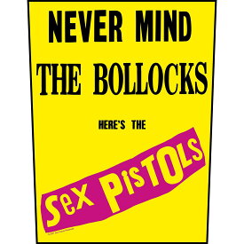 (セックス・ピストルズ) Sex Pistols オフィシャル商品 Never Mind The Bollocks ワッペン パッチ 【海外通販】