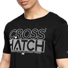 (クロスハッチ) Crosshatch メンズ Arnio 半袖 Tシャツ トップス (2枚セット) 【海外通販】