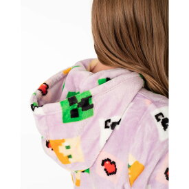 (マインクラフト) Minecraft オフィシャル商品 キッズ・子供 ガールズ 全面柄 スリープスーツ 長袖 つなぎ パジャマ 【海外通販】
