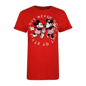 (ディズニー) Disney オフィシャル商品 レディース Love Never Goes Out Of Style Tシャツ 半袖 トップス 【海外通販】