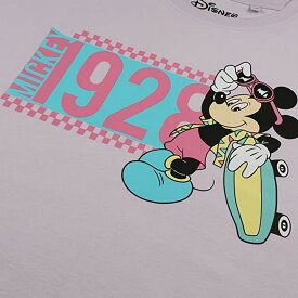 (ディズニー) Disney オフィシャル商品 レディース ミッキーマウス Skateboard Tシャツ オーバーサイズ 半袖 トップス 【海外通販】