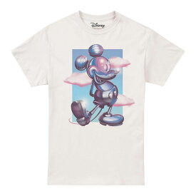 (ディズニー) Disney オフィシャル商品 メンズ ミッキーマウス Tシャツ 3D クロム 半袖 トップス 【海外通販】