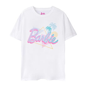 (バービー) Barbie オフィシャル商品 レディース パームツリー Tシャツ 半袖 トップス 【海外通販】