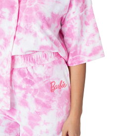 (バービー) Barbie オフィシャル商品 レディース タイダイ シャツ タオル地 半袖 半ズボン 上下セット 【海外通販】