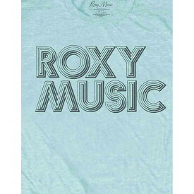 (ロキシー・ミュージック) Roxy Music オフィシャル商品 ユニセックス Disco ロゴ Tシャツ コットン 半袖 トップス 【海外通販】