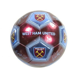 ウェストハム・ユナイテッド フットボールクラブ West Ham United FC オフィシャル商品 サイン サッカボール 【海外通販】