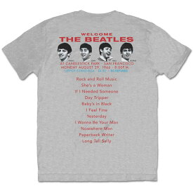 (ザ・ビートルズ) The Beatles オフィシャル商品 ユニセックス Candlestick Park Tシャツ バックプリント 半袖 トップス 【海外通販】