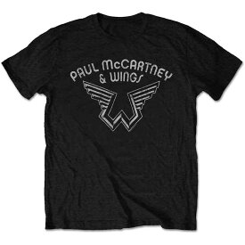 (ポール・マッカートニー) Paul McCartney オフィシャル商品 レディース Wings ロゴ Tシャツ 半袖 トップス 【海外通販】