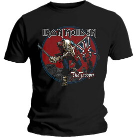(アイアン・メイデン) Iron Maiden オフィシャル商品 ユニセックス Trooper Red Sky Tシャツ 半袖 トップス 【海外通販】