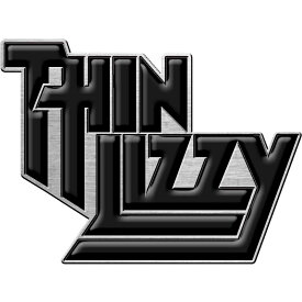 (シン・リジィ) Thin Lizzy オフィシャル商品 ロゴ バッジ 【海外通販】