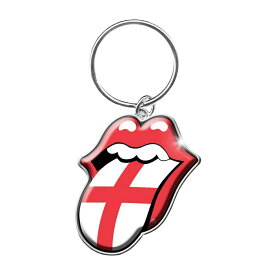 (ローリング・ストーンズ) The Rolling Stones オフィシャル商品 England キーリング エナメル キーホルダー 【海外通販】