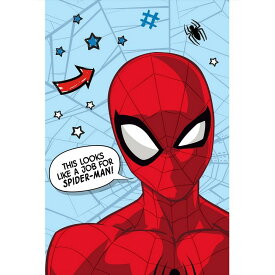 (マーベル) Marvel スパイダーマン オフィシャル商品 キッズ・子供用 マイクロフランネル ブランケット 毛布 【海外通販】