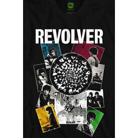 (ザ・ビートルズ) The Beatles オフィシャル商品 ユニセックス Revolver Montage Tシャツ コットン 半袖 トップス 【海外通販】