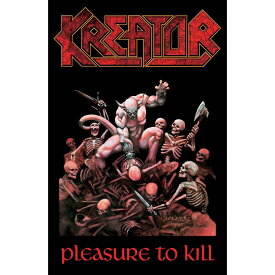 (クリエイター) Kreator オフィシャル商品 Pleasure To Kill テキスタイルポスター 布製 ポスター 【海外通販】