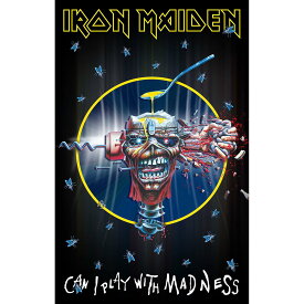 (アイアン・メイデン) Iron Maiden オフィシャル商品 Can I Play With Madness アルバム テキスタイルポスター 布製 ポスター 【海外通販】