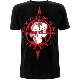 (サイプレス・ヒル) Cypress Hill オフィシャル商品 ユニセックス スカル Tシャツ 半袖 トップス 【海外通販】