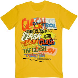 (The Clash) ザ・クラッシュ オフィシャル商品 ユニセックス Singles Tシャツ コラージュ 半袖 トップス 【海外通販】