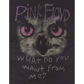 (ピンク・フロイド) Pink Floyd オフィシャル商品 ユニセックス What Do You Want From Me? Tシャツ フクロウ 半袖 トップス 【海外通販】