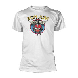 (ボン・ジョヴィ) Bon Jovi オフィシャル商品 ユニセックス 1983 Heart Tシャツ 半袖 トップス 【海外通販】