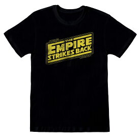 (スター・ウォーズ) Star Wars オフィシャル商品 ユニセックス ESB ロゴ Tシャツ 半袖 トップス 【海外通販】
