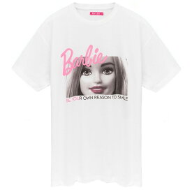 (バービー) Barbie オフィシャル商品 レディース Be You Tシャツ オーバーサイズ 半袖 トップス 【海外通販】