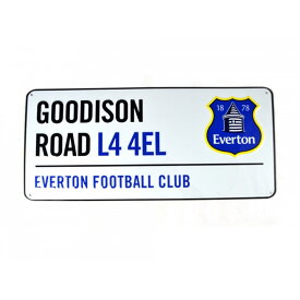 エバートン フットボールクラブ Everton FC オフィシャル商品 ストリートサイン メタルプレート 【海外通販】