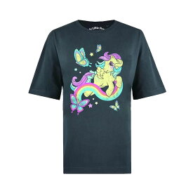 (マイリトルポニー) My Little Pony オフィシャル商品 レディース Whimsicle Pony Tシャツ オーバーサイズ 半袖 トップス 【海外通販】