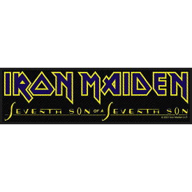(アイアン・メイデン) Iron Maiden オフィシャル商品 Seventh Son ワッペン ロゴ パッチ 【海外通販】