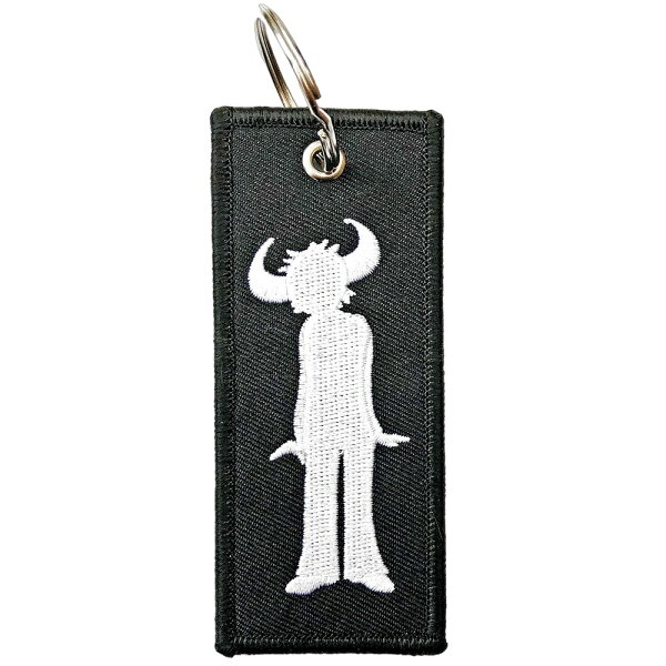 (ジャミロクワイ) Jamiroquai オフィシャル商品 アイコン ダブルサイド パッチ キーリング ロゴ キーホルダー 【海外通販】