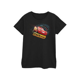 (カーズ) Cars オフィシャル商品 レディース ライトニング・マックィーン Tシャツ コットン 半袖 トップス 【海外通販】